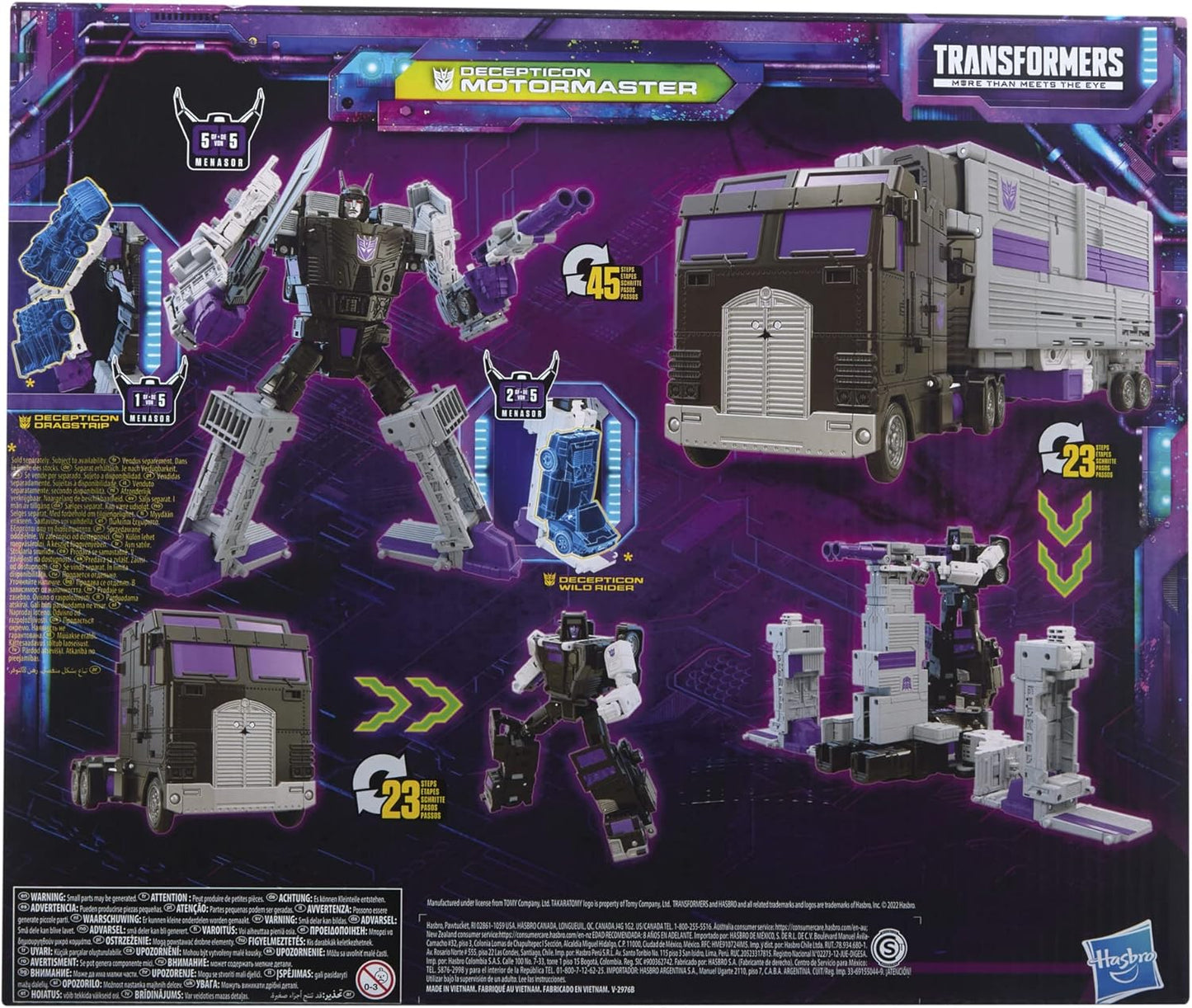 Transformers Legacy Stunticons Set of 5 + DK-38 Upgrade Kit