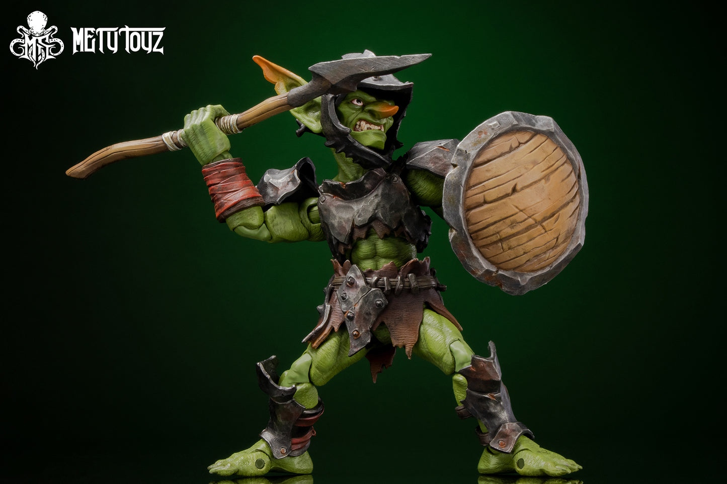 Mety toyz Adventurer's World Goblin Warrior Miles Iron Shield