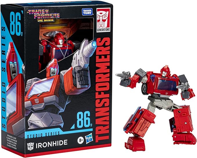 Hasbro Transformers Toys Studio Series 86-17 Voyager Class The Transformers: The Movie 1986 Ironhide Action Figure - 6.5-inch