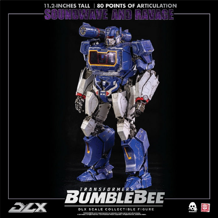 3A Threezero 3Z0160 Transformers BUMBLEBEE DLX Soundwave and Ravage Reissue