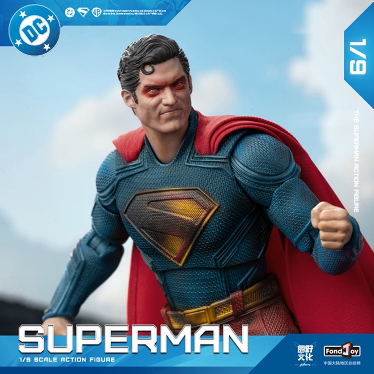 FondJoy DC Aciton Figure Superman Battle Damage Edition