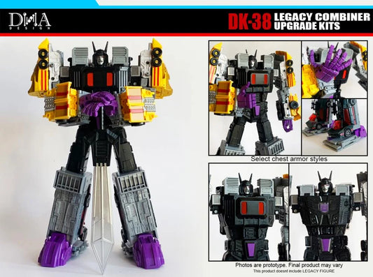 Transformers Legacy Stunticons Set of 5 + DK-38 Upgrade Kit