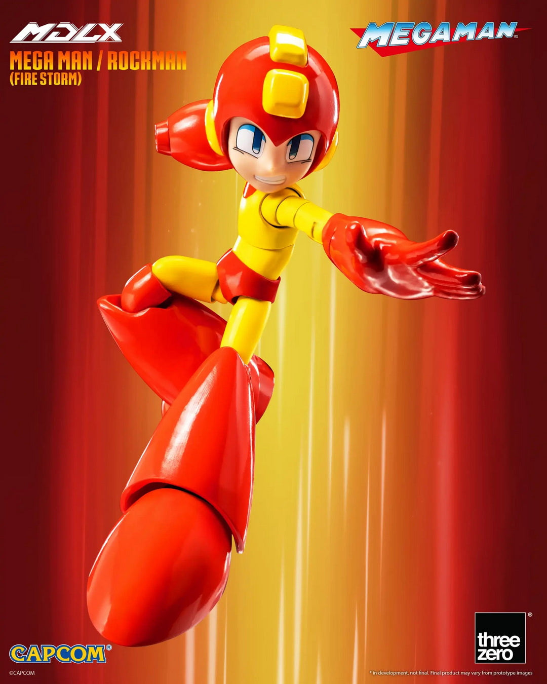 Threezero MDLX Mega Man / Rockman (Fire Storm)