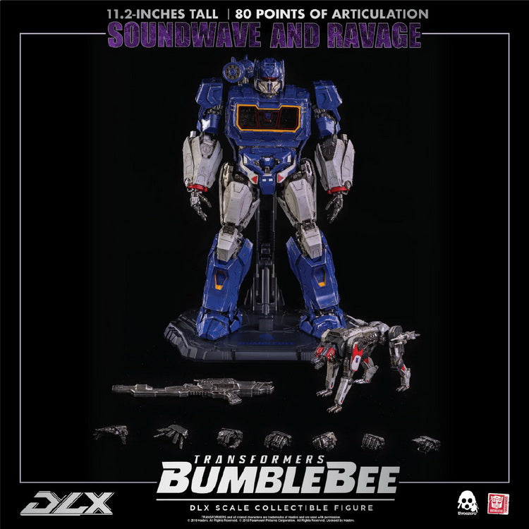 3A Threezero 3Z0160 Transformers BUMBLEBEE DLX Soundwave and Ravage Reissue