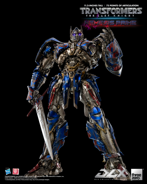 Three Zero Transformers: The Last Knight - DLX Nemesis Prime