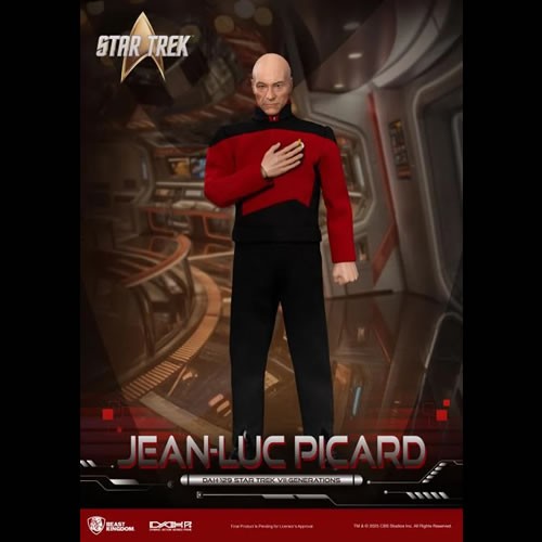 Dynamic 8-ction Heroes Figures - Star Trek VII: Generations (1994 Movie) - DAH-129P Jean-Luc Picard