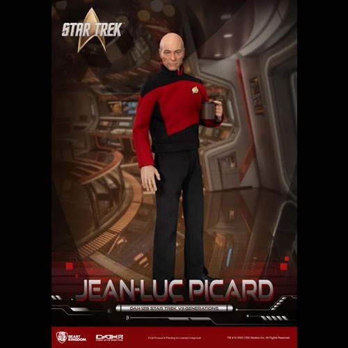 Dynamic 8-ction Heroes Figures - Star Trek VII: Generations (1994 Movie) - DAH-129P Jean-Luc Picard