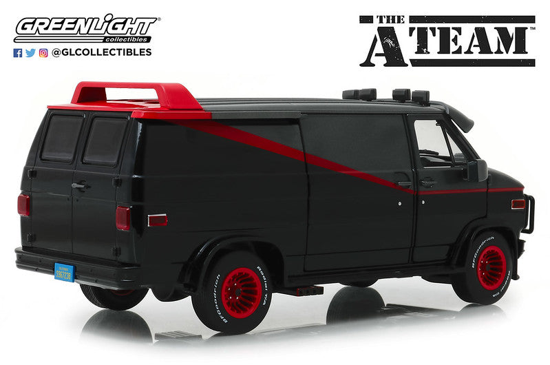 THE A-TEAM TV SERIES 1/18 SCALE 1983 GMC VANDURA