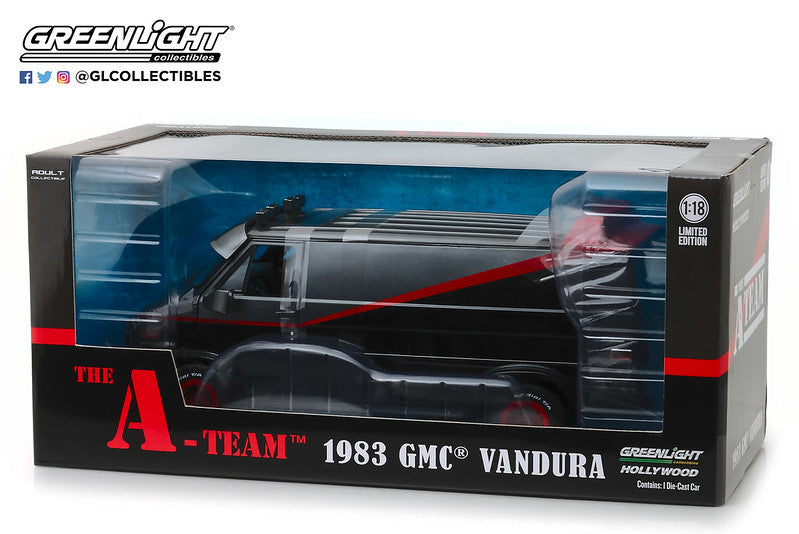 THE A-TEAM TV SERIES 1/18 SCALE 1983 GMC VANDURA