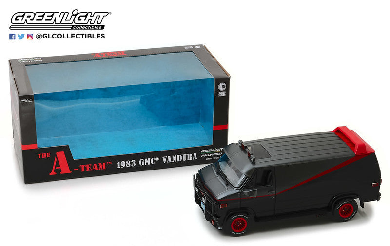 THE A-TEAM TV SERIES 1/18 SCALE 1983 GMC VANDURA