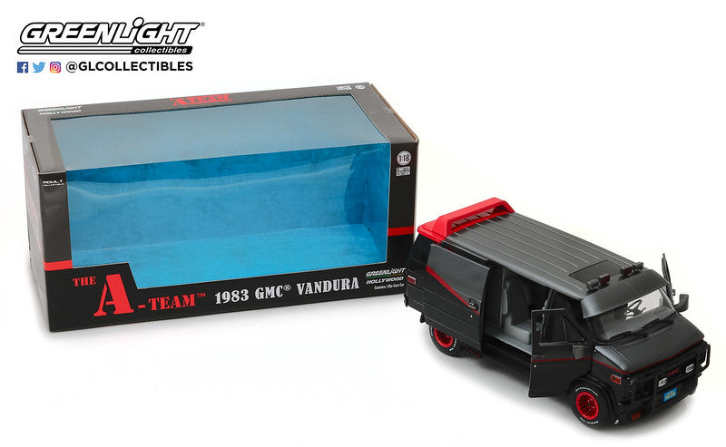 THE A-TEAM TV SERIES 1/18 SCALE 1983 GMC VANDURA