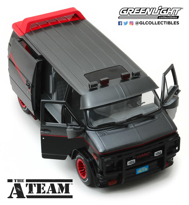 THE A-TEAM TV SERIES 1/18 SCALE 1983 GMC VANDURA