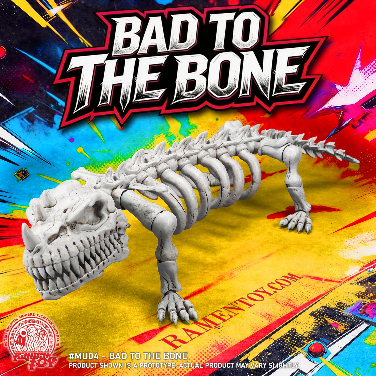 BAD TO THE BONE Ramen Toy
