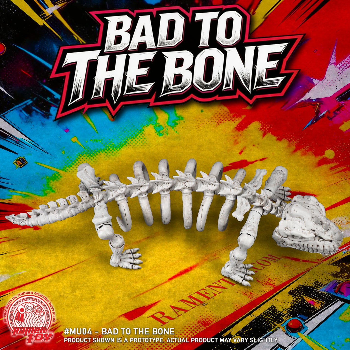 BAD TO THE BONE Ramen Toy
