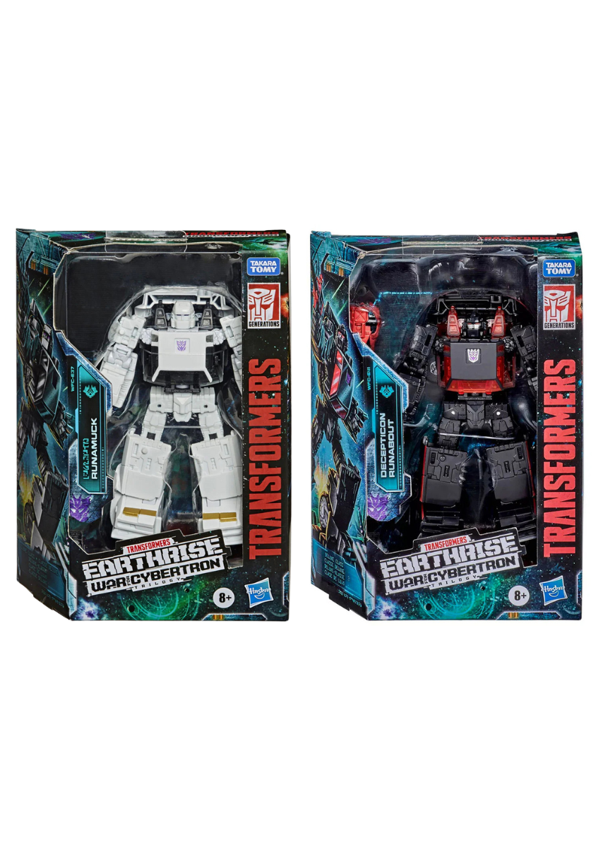 Transformers War For Cybertron: Earthrise Runamuck & Runabout Set of 2