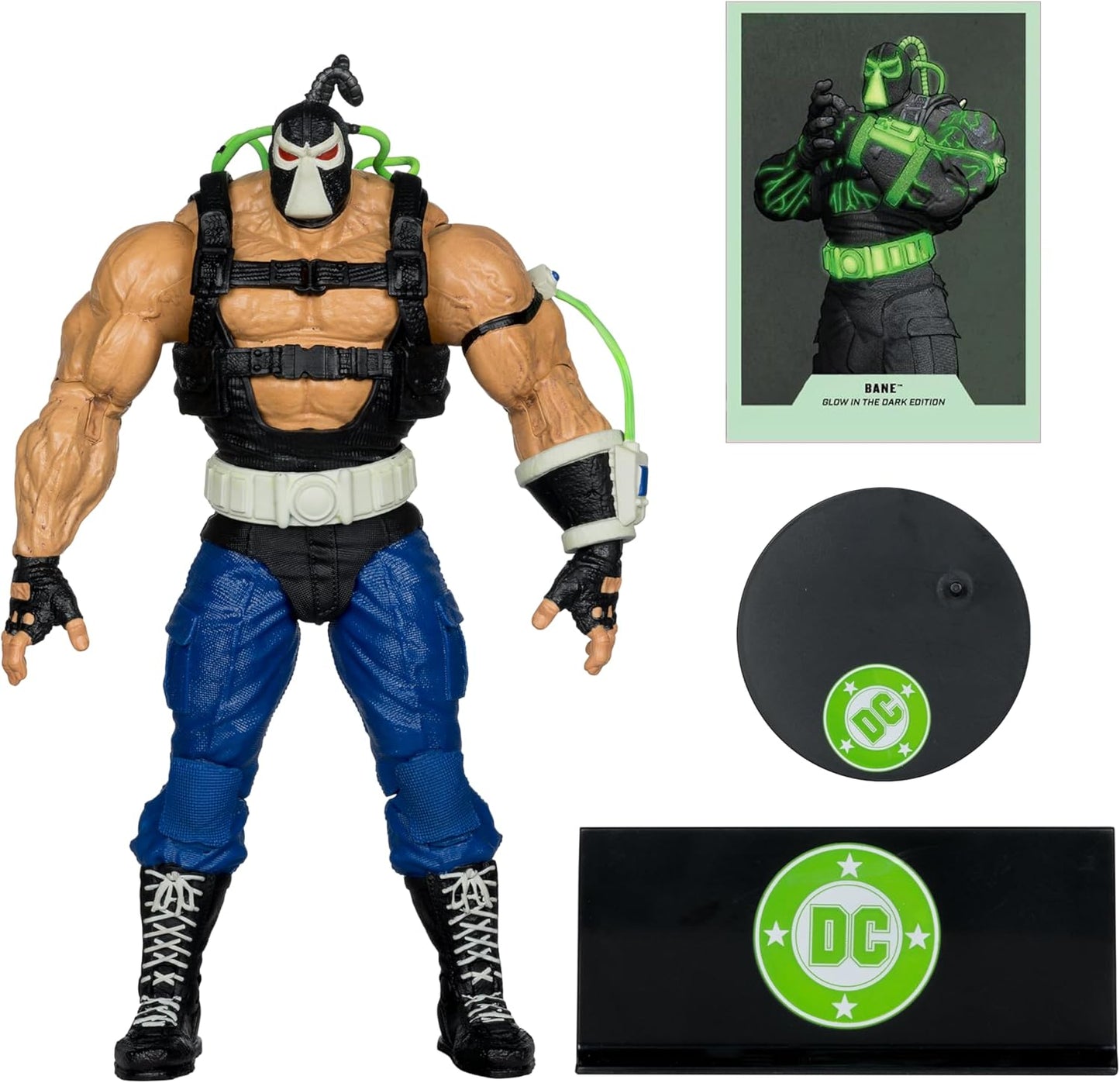 DC Multiverse Bane (Glow in The Dark Edition) Mega Figure Gold Label McFarlane Toys