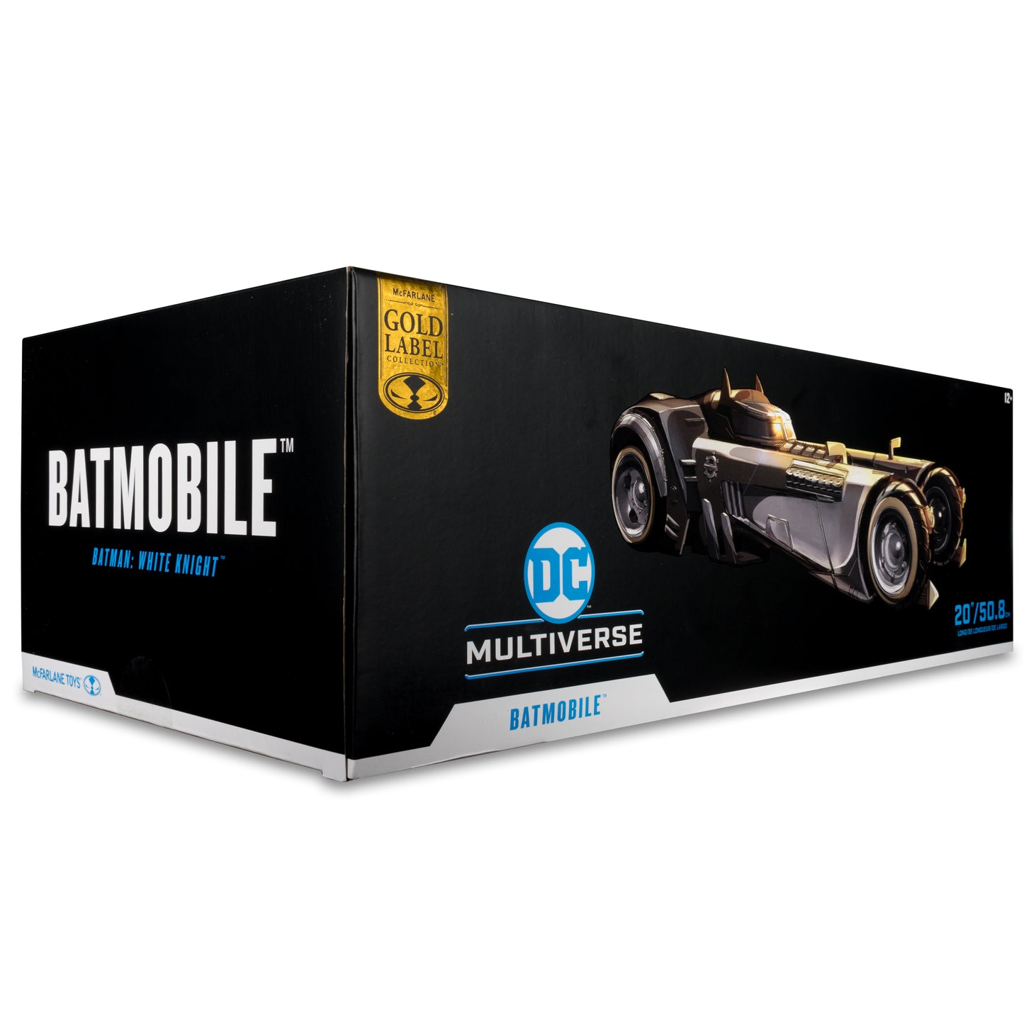 DC MULTIVERSE 7IN SCALE VEHICLES - WHITE KNIGHT BATMOBILE (GOLD LABEL)