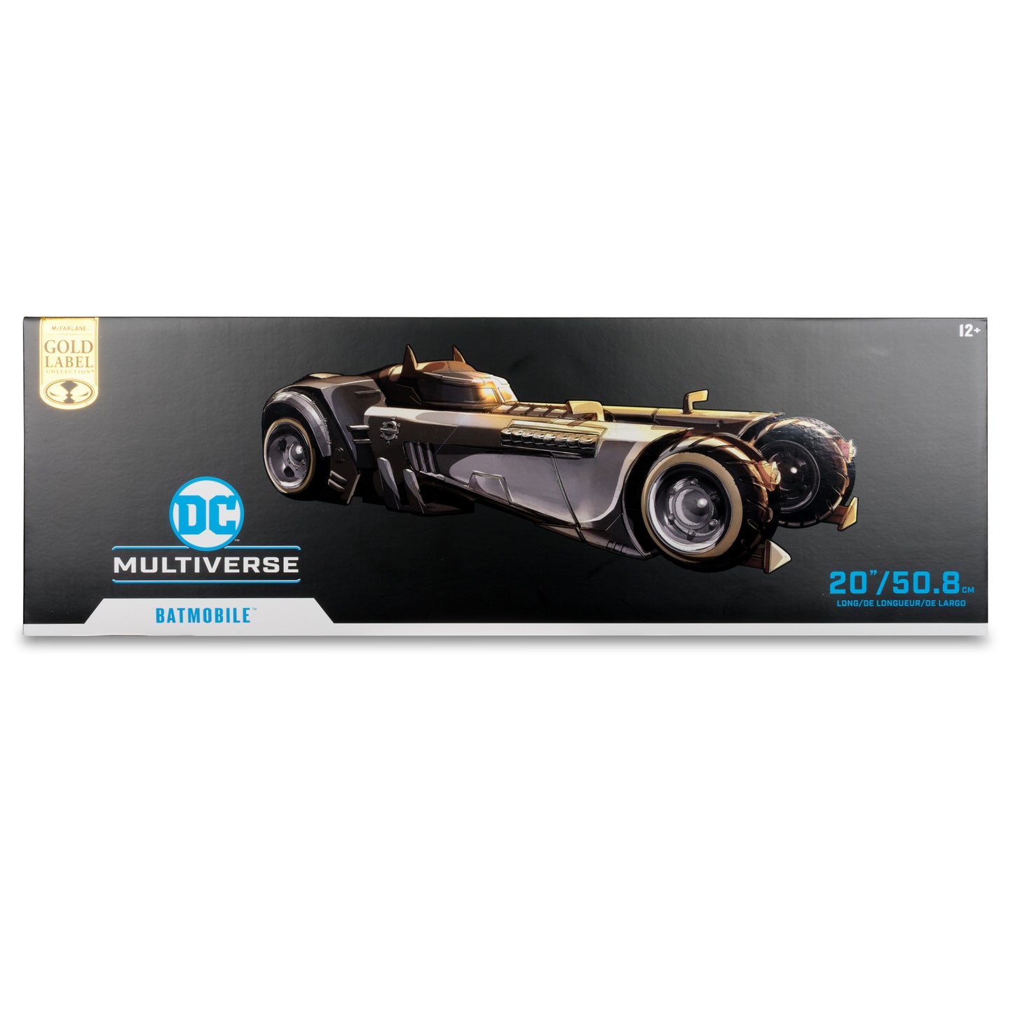 DC MULTIVERSE 7IN SCALE VEHICLES - WHITE KNIGHT BATMOBILE (GOLD LABEL)