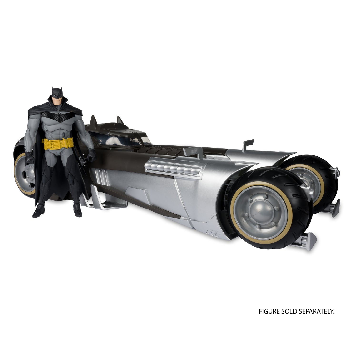 DC MULTIVERSE 7IN SCALE VEHICLES - WHITE KNIGHT BATMOBILE (GOLD LABEL)