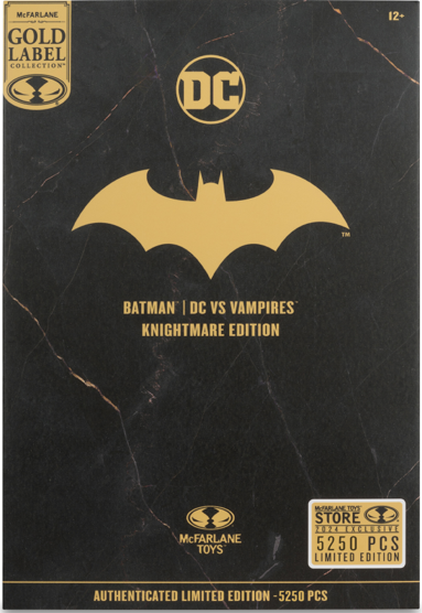 DC MULTIVERSE 7" - BATMAN (DC VS VAMPIRES) (KNIGHTMARE) (GOLD LABEL) **Limited to 5250 Pieces**