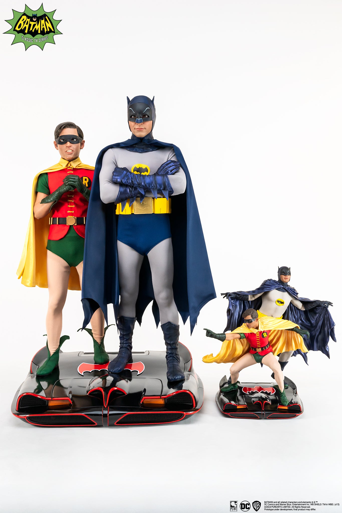 DC HEROES BATMAN & ROBIN 1/4 SCALE DIORAMA