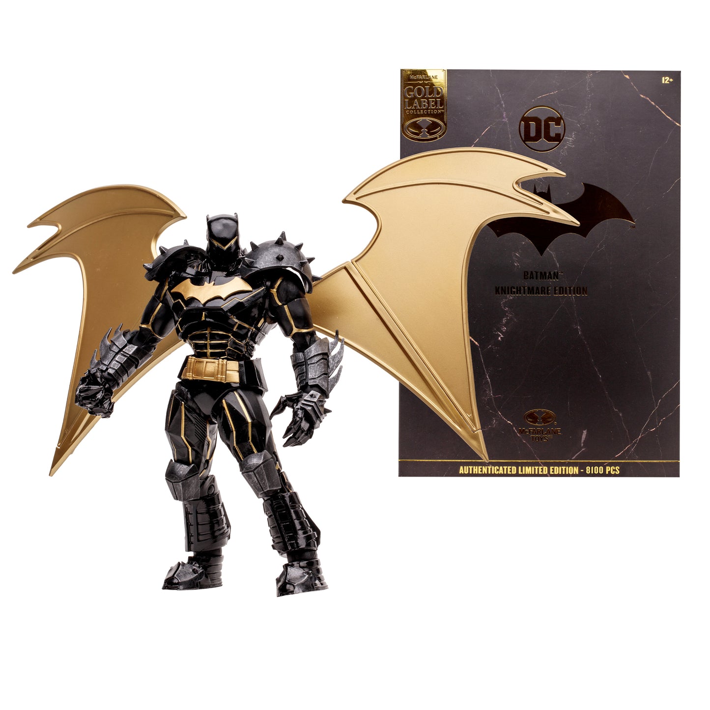 DC MULTIVERSE 7"-BATMAN HELLBAT KNIGHTMARE GOLD LABEL