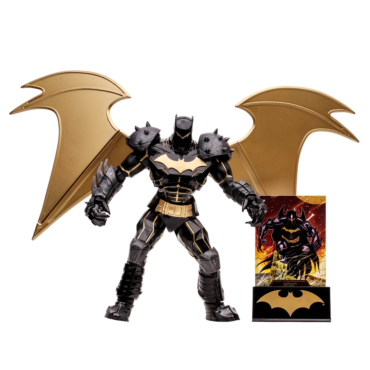 DC MULTIVERSE 7"-BATMAN HELLBAT KNIGHTMARE GOLD LABEL