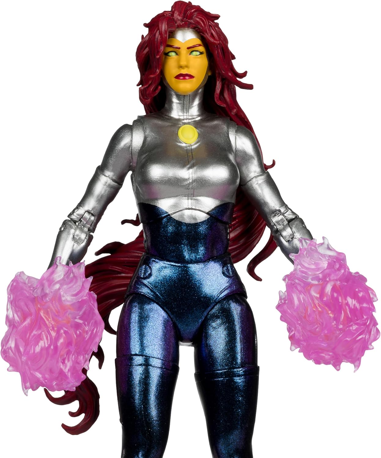 DC Direct Blackfire (The New Teen Titans) 7in Action Figure with McFarlane Toys Digital Collectible