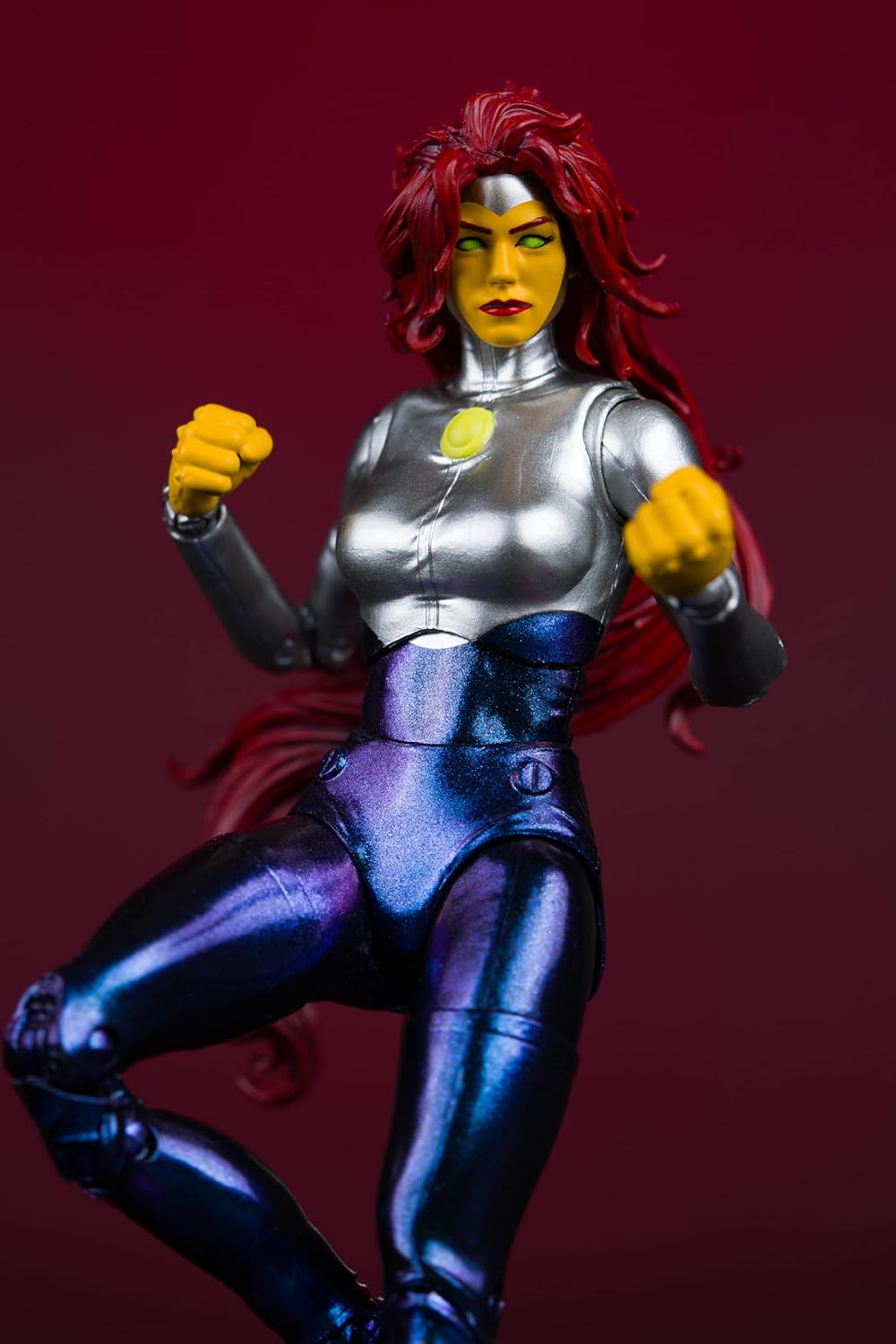 DC Direct Blackfire (The New Teen Titans) 7in Action Figure with McFarlane Toys Digital Collectible