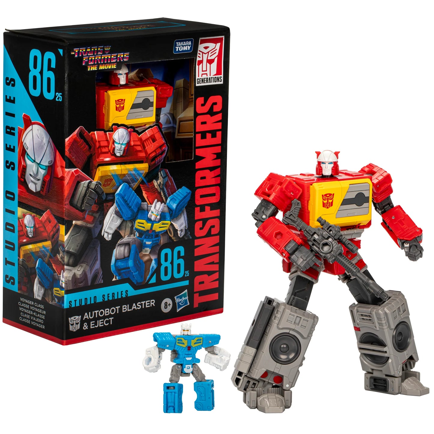 Transformers Studio Series Voyager The Transformers: The Movie 86-25 Autobot Blaster & Eject
