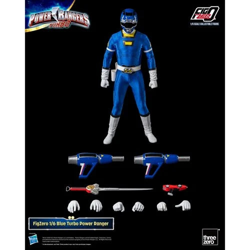 Power Rangers Turbo Blue Turbo Power Ranger FigZero 1:6 Scale Action Figure