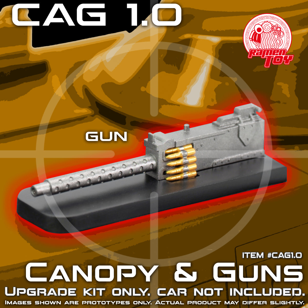 CAG SET 1.0 - Canopy & Guns Upgrade Kit / McFarlane 89 Batmobile