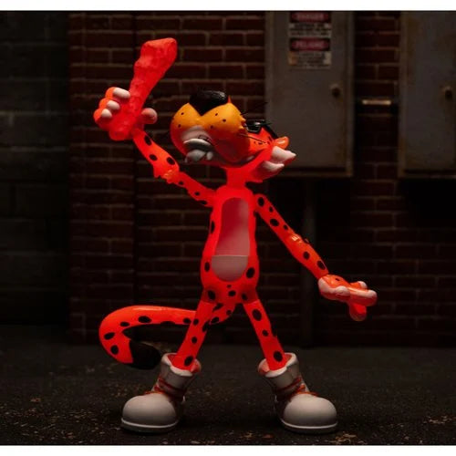 Cheetos Chester Cheetah Flamin' Hot Glow-in-the-Dark 6-Inch Action Figure