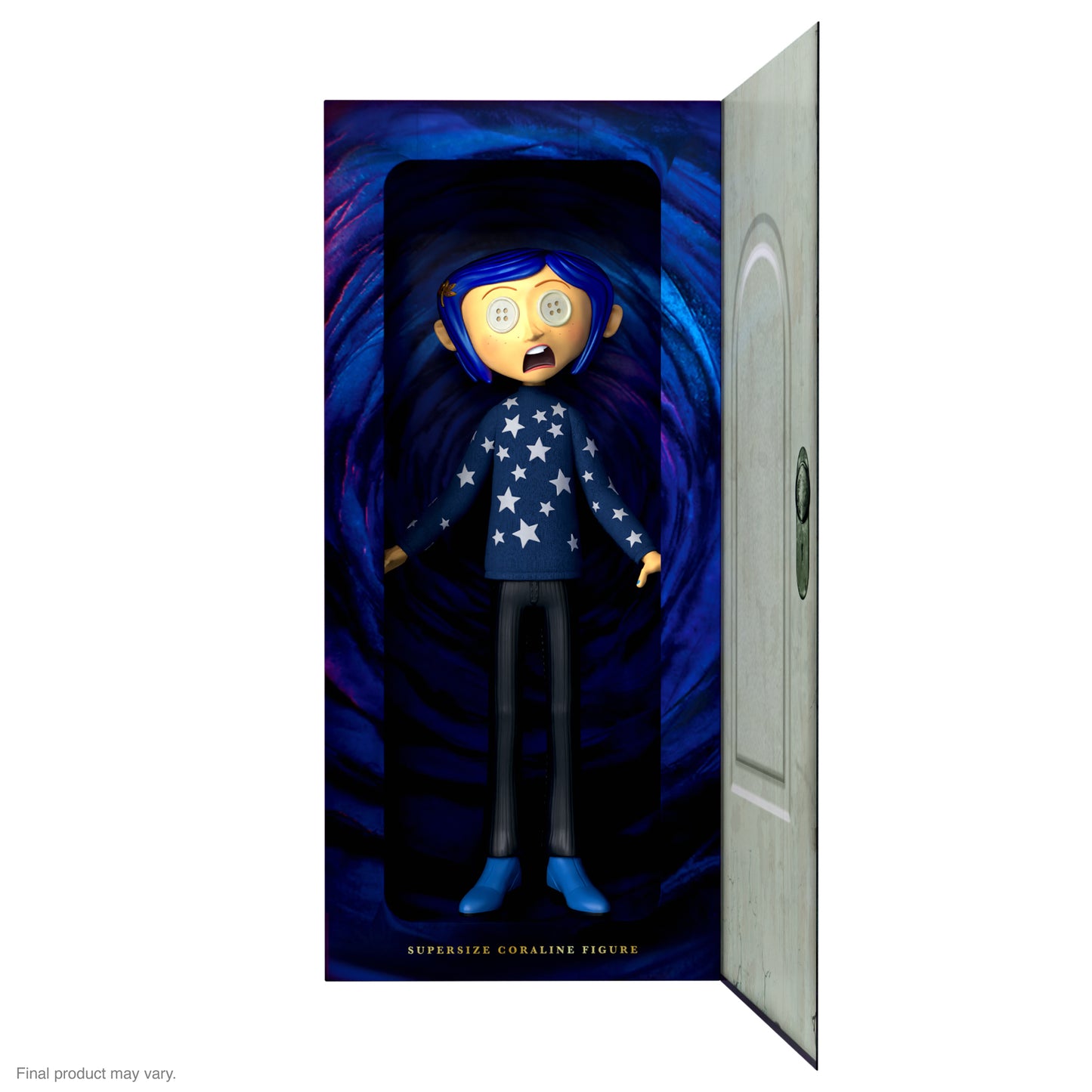 CORALINE SUPERSIZE VINYL CORALINE BUTTON EYES 6IN