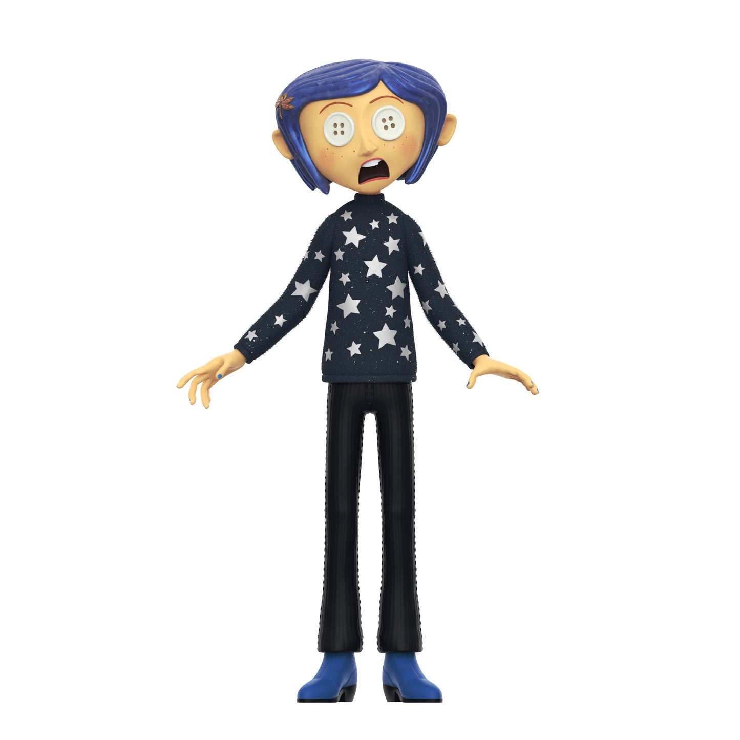 CORALINE SUPERSIZE VINYL CORALINE BUTTON EYES 6IN