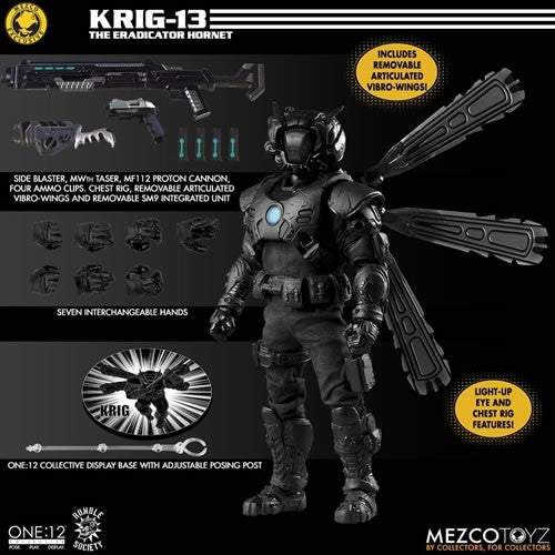 One:12 Collective Figures - Rumble Society - Krig-13: Eradicator (Hornet Edition) Exclusive