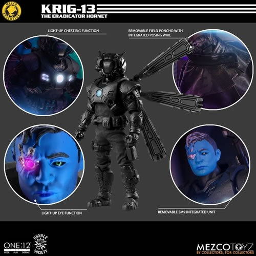 One:12 Collective Figures - Rumble Society - Krig-13: Eradicator (Hornet Edition) Exclusive