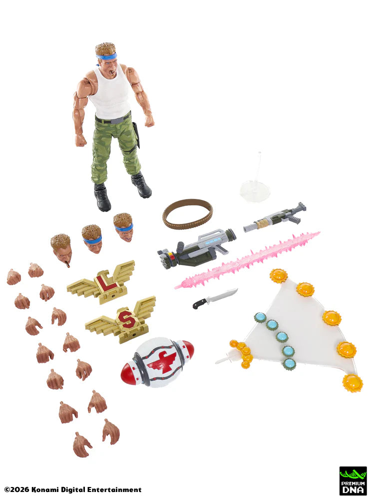 Contra - Limited Edition Arcade Variant 2-Pack - Lance Bean and Bill Rizer 1/12 Scale Signature Collection Action Figures