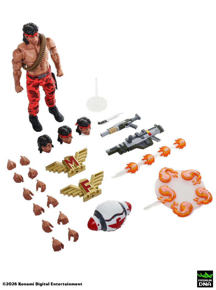 Contra - Lance Bean 1/12 Scale Signature Collection Action Figure **Open Box**