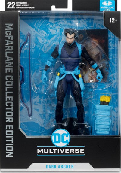 DC MCFARLANE COLLECTOR EDITION 7" - #40 DARK ARCHER (GREEN ARROW)