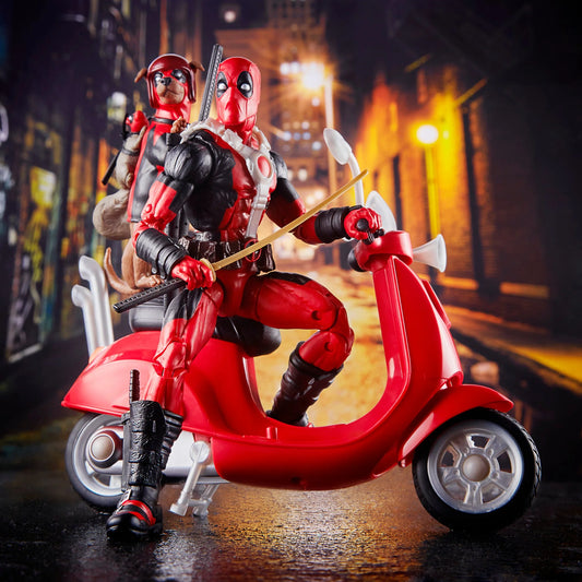 Marvel Legends Series Deadpool Figure with Scooter