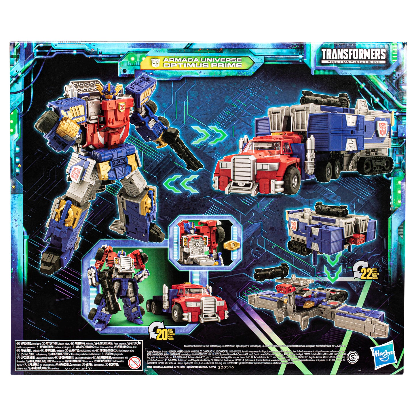 Transformers Legacy Evolution Commander Armada Universe Optimus Prime 7.5” Action Figure