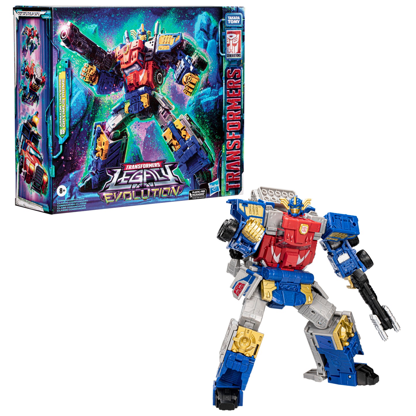 Transformers Legacy Evolution Commander Armada Universe Optimus Prime 7.5” Action Figure