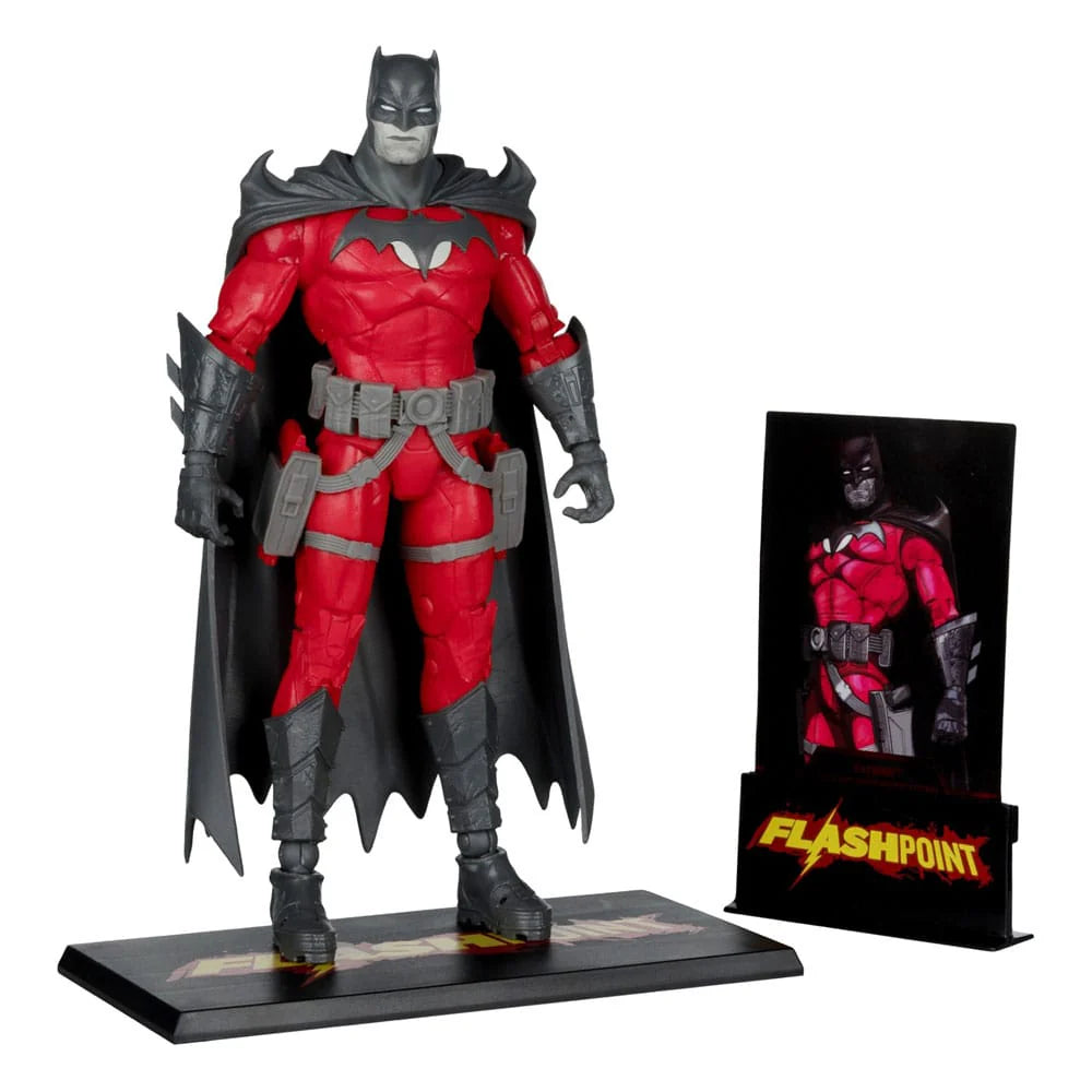 DC Multiverse Batman (Flashpoint) (Black & White Accent Edition) Gold Label *EB Games Exclusive**