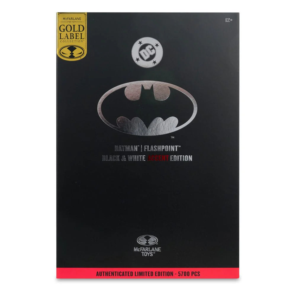 DC Multiverse Batman (Flashpoint) (Black & White Accent Edition) Gold Label *EB Games Exclusive**