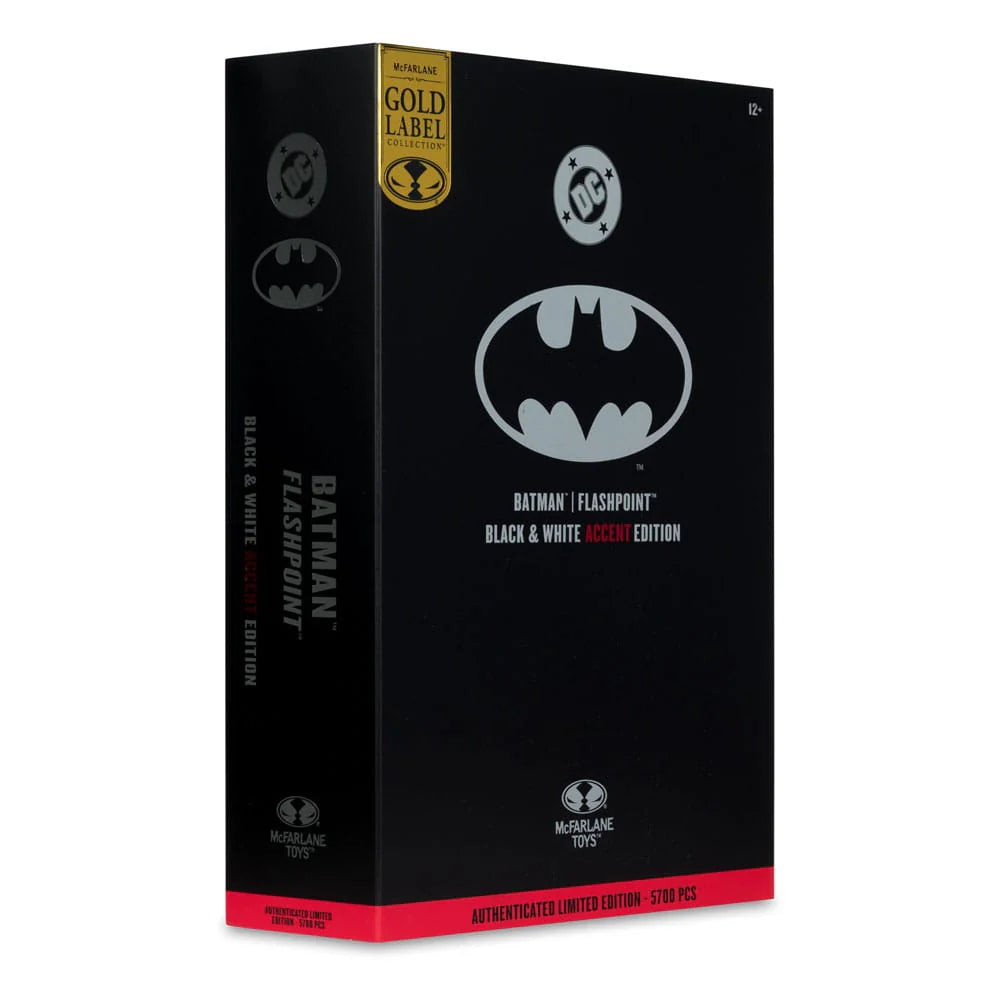 DC Multiverse Batman (Flashpoint) (Black & White Accent Edition) Gold Label *EB Games Exclusive**