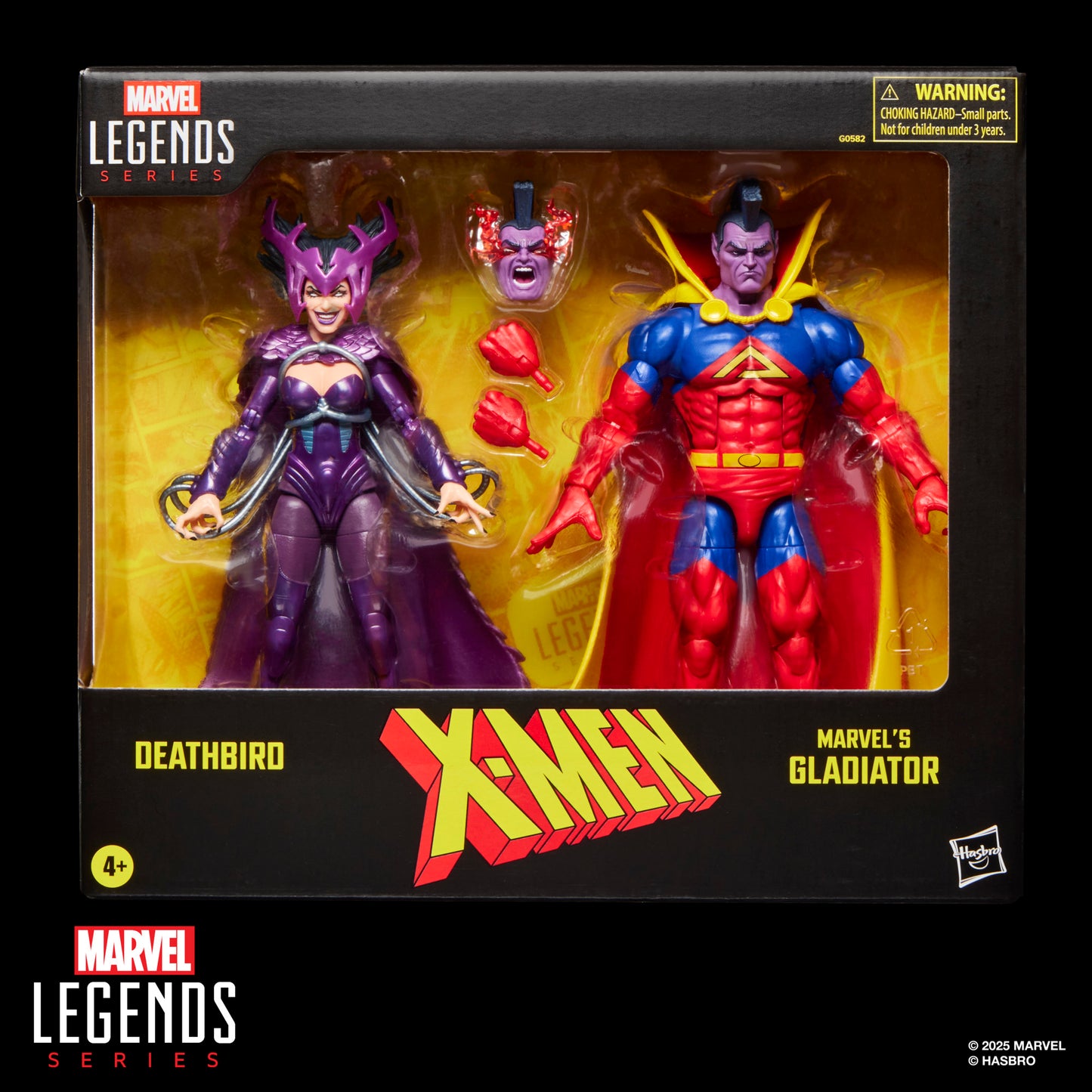 Marvel Legends Series X-Men Deathbird & Marvel’s Gladiator Two-Pack, 2 Comics-Inspired Collectible 6-Inch Scale Action Figures **Amazon Exclusive**