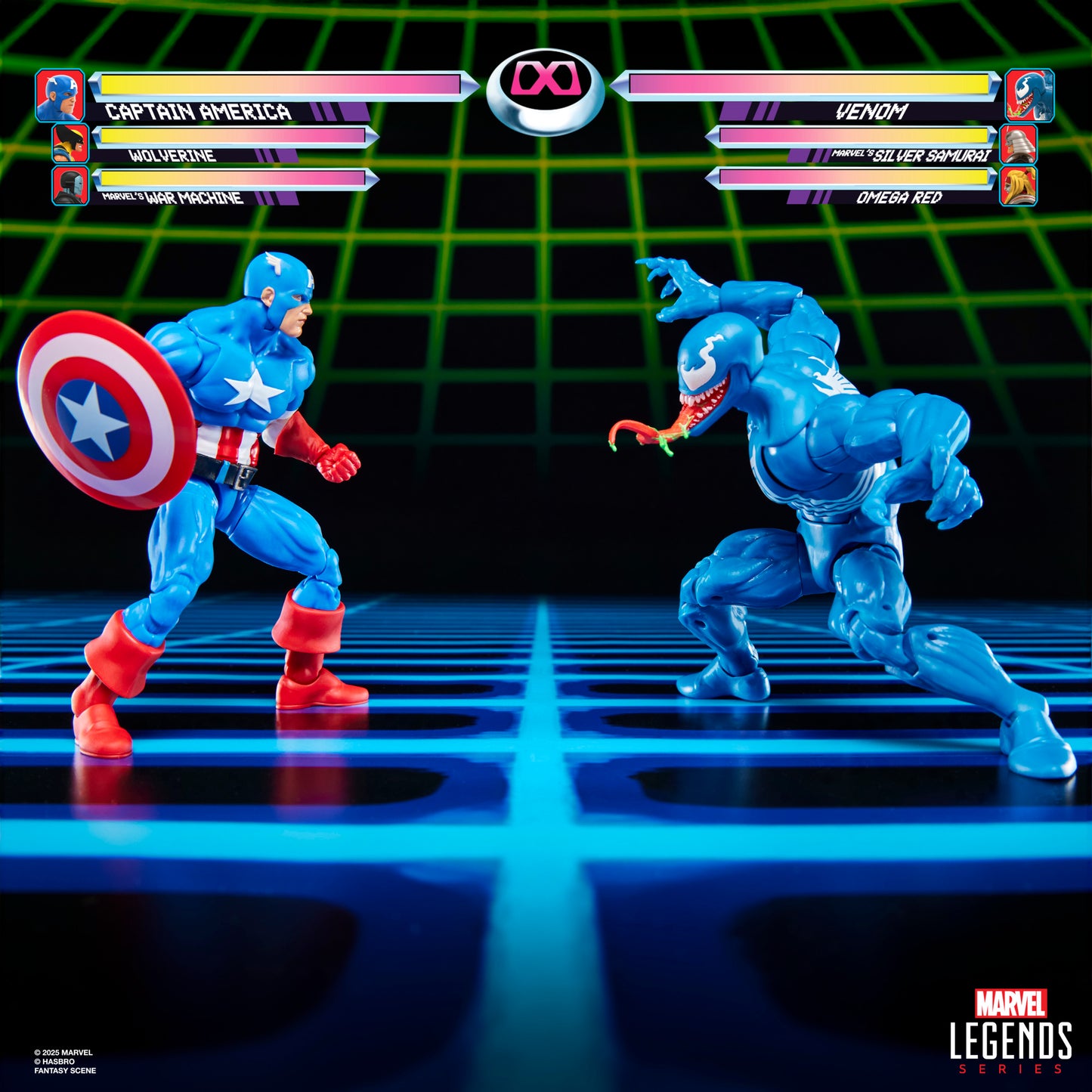 Marvel Legends Series Gamerverse Captain America vs Venom Action Figure Collectibles