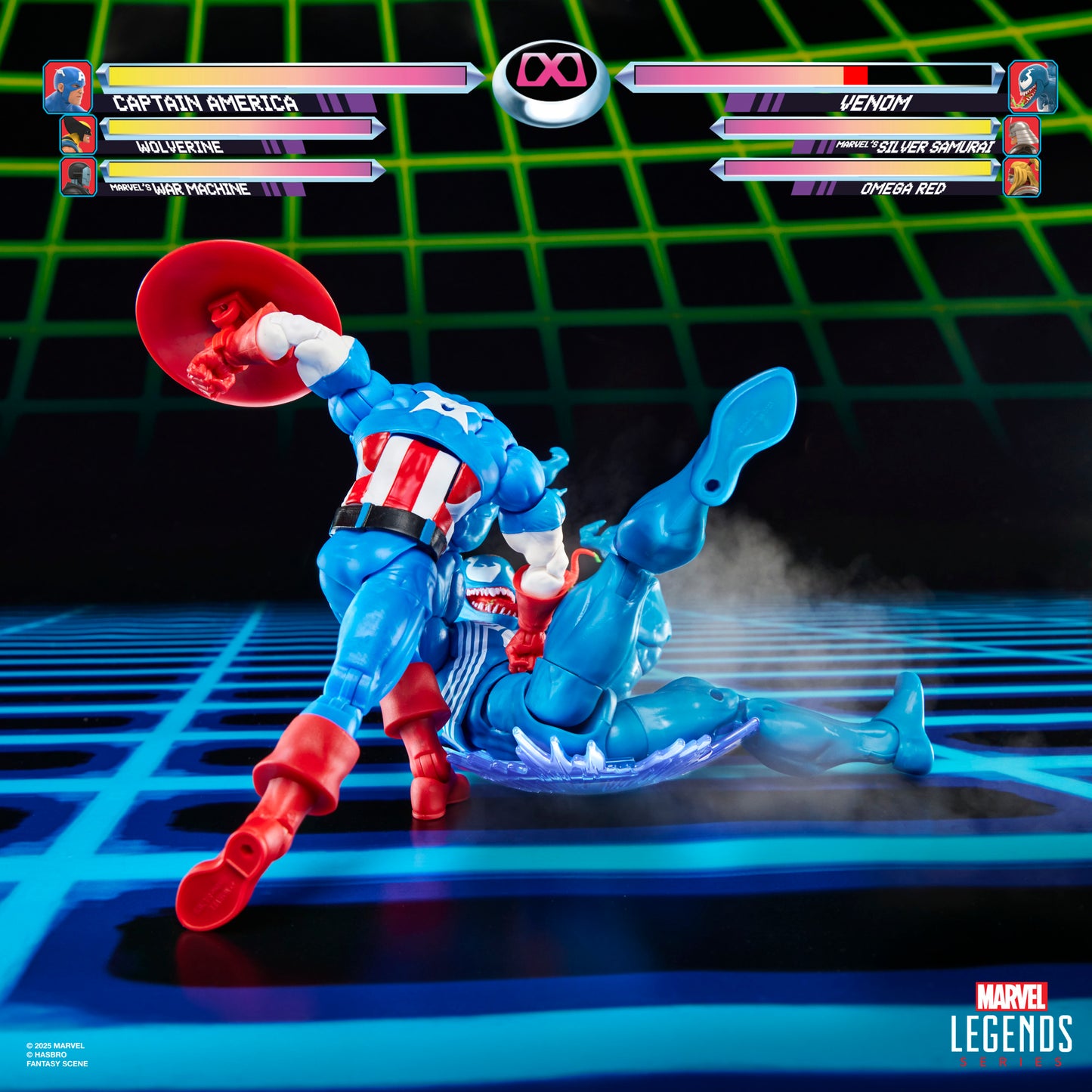 Marvel Legends Series Gamerverse Captain America vs Venom Action Figure Collectibles