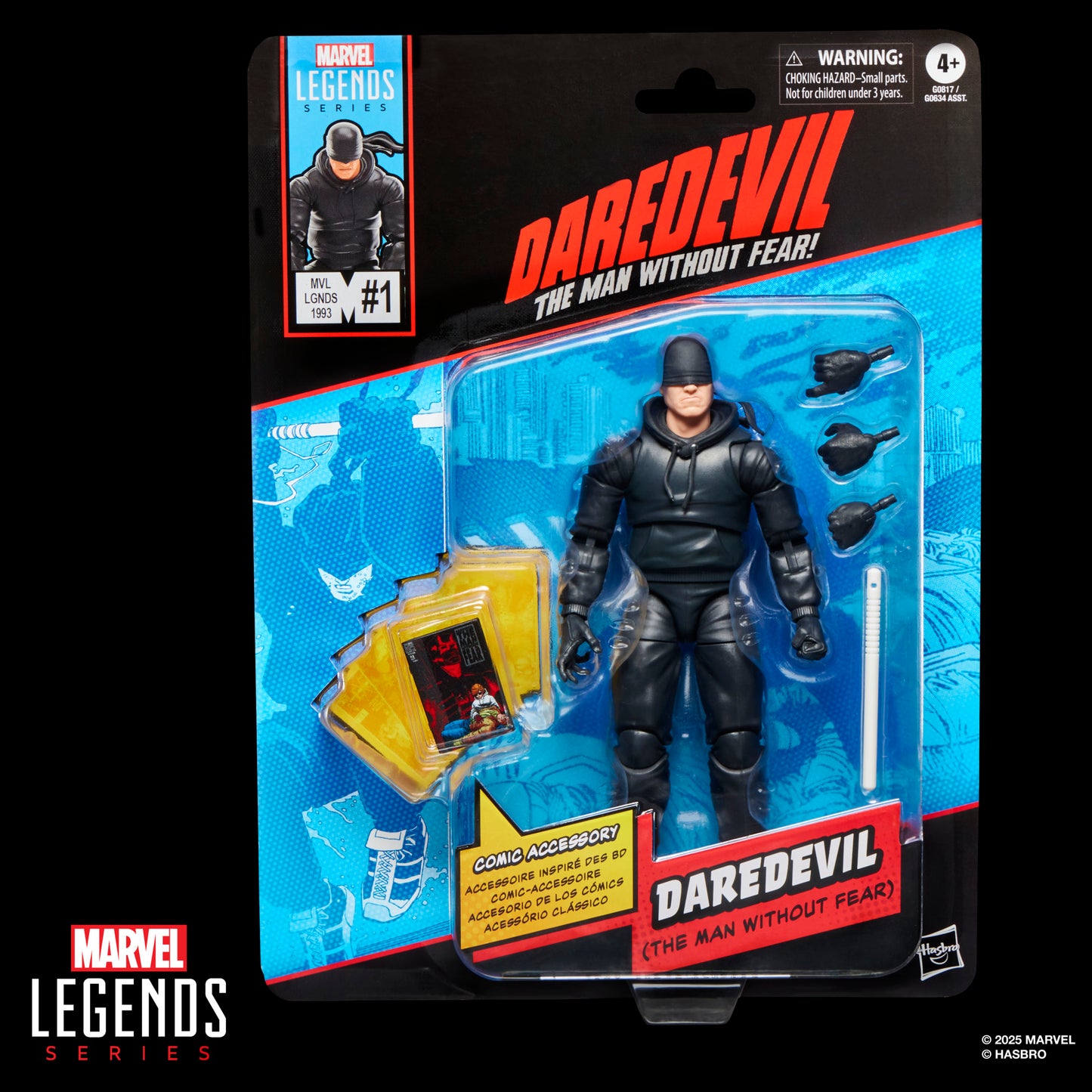 Marvel Legends Series Daredevil, The Man Without Fear Comics-Inspired Action Figure